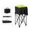 Foldable Tennis Hopper Stand with Wheels Holds Up to 150 Balls