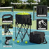 Foldable Tennis Hopper Stand with Wheels Holds Up to 150 Balls