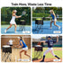 Foldable Tennis Hopper Stand with Wheels Holds Up to 150 Balls