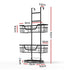 3 Tier Over The Door Shower Caddy Hanging Bathroom Storage Organizer