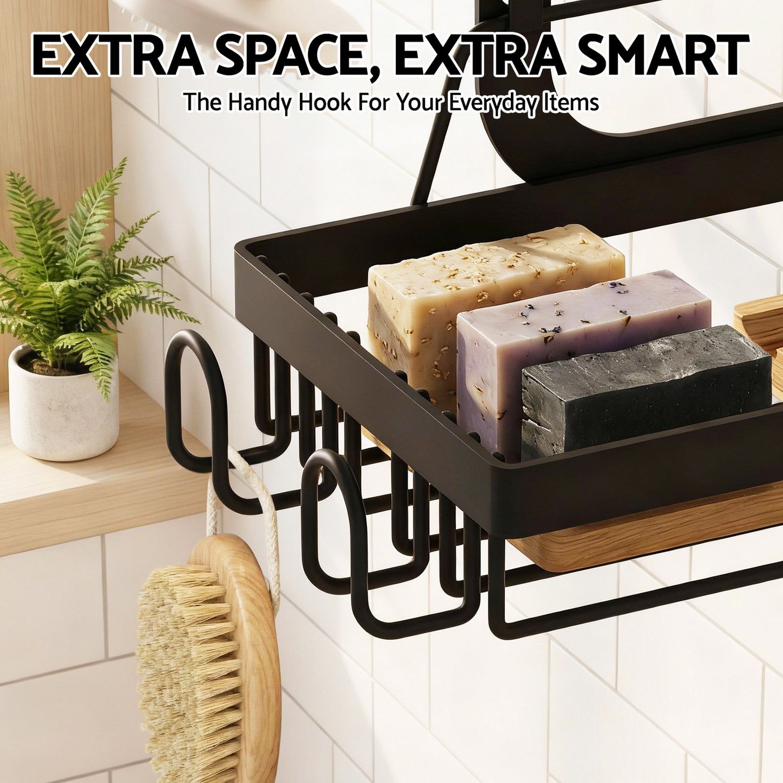 3 Tier Over The Door Shower Caddy Hanging Bathroom Storage Organizer