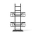 Bathroom Wall Shelf Set of 2 – 3‑Tier No‑Drill Clip‑On Storage Rack, Black