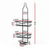 Artiss Hanging Shower Caddy Over Shower Head Bathroom Organiser Shelf Black