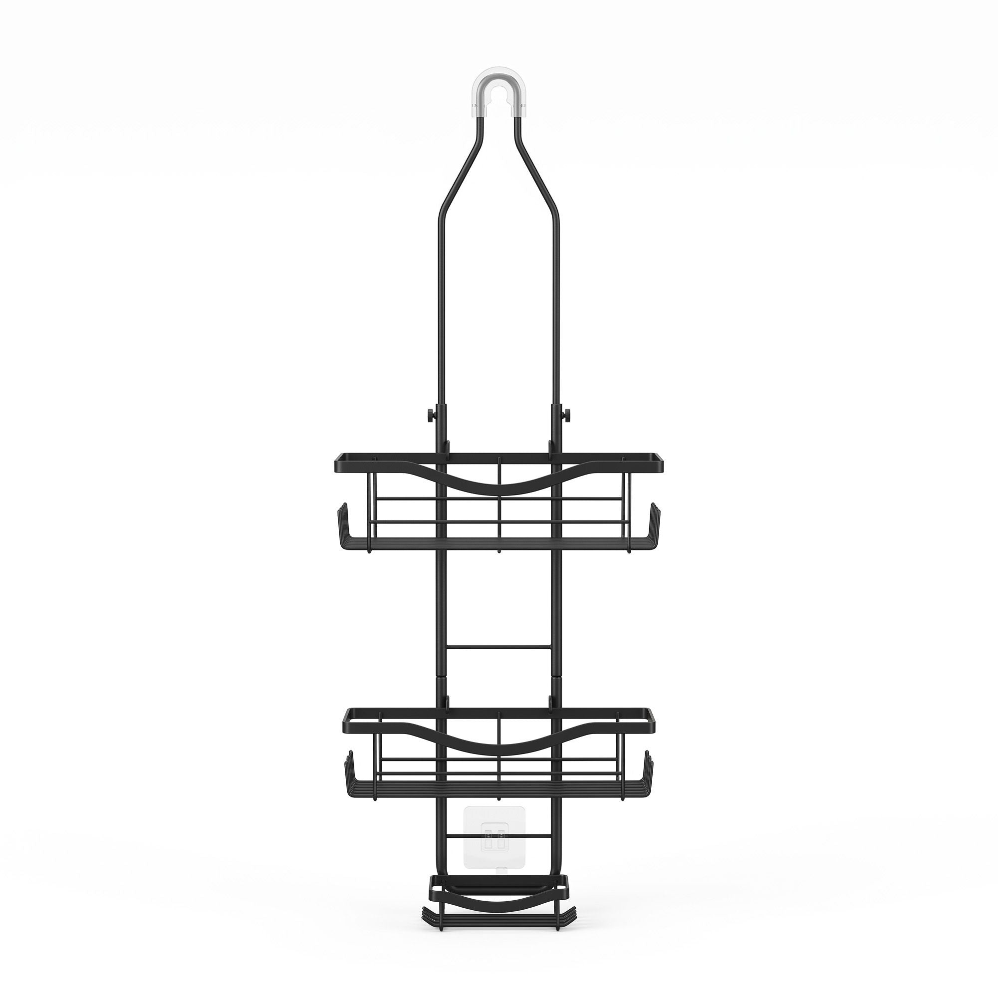 Artiss Hanging Shower Caddy Over Shower Head Bathroom Organiser Shelf Black