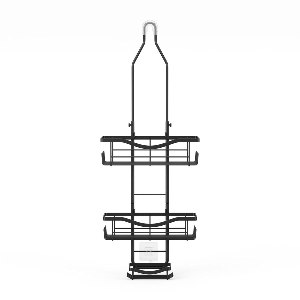 Artiss Hanging Shower Caddy Over Shower Head Bathroom Organiser Shelf Black