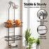 Artiss Hanging Shower Caddy Over Shower Head Bathroom Organiser Shelf Black
