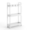 Artiss 3 Tier Slim Storage Trolley Narrow Utility Organiser Rack White