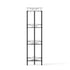 2x Floor Standing Shower Caddy 4 Tier Rustproof Bathroom Storage