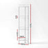 Artiss 4 Tier Floor Standing Corner Shower Caddy Bathroom Organizer White
