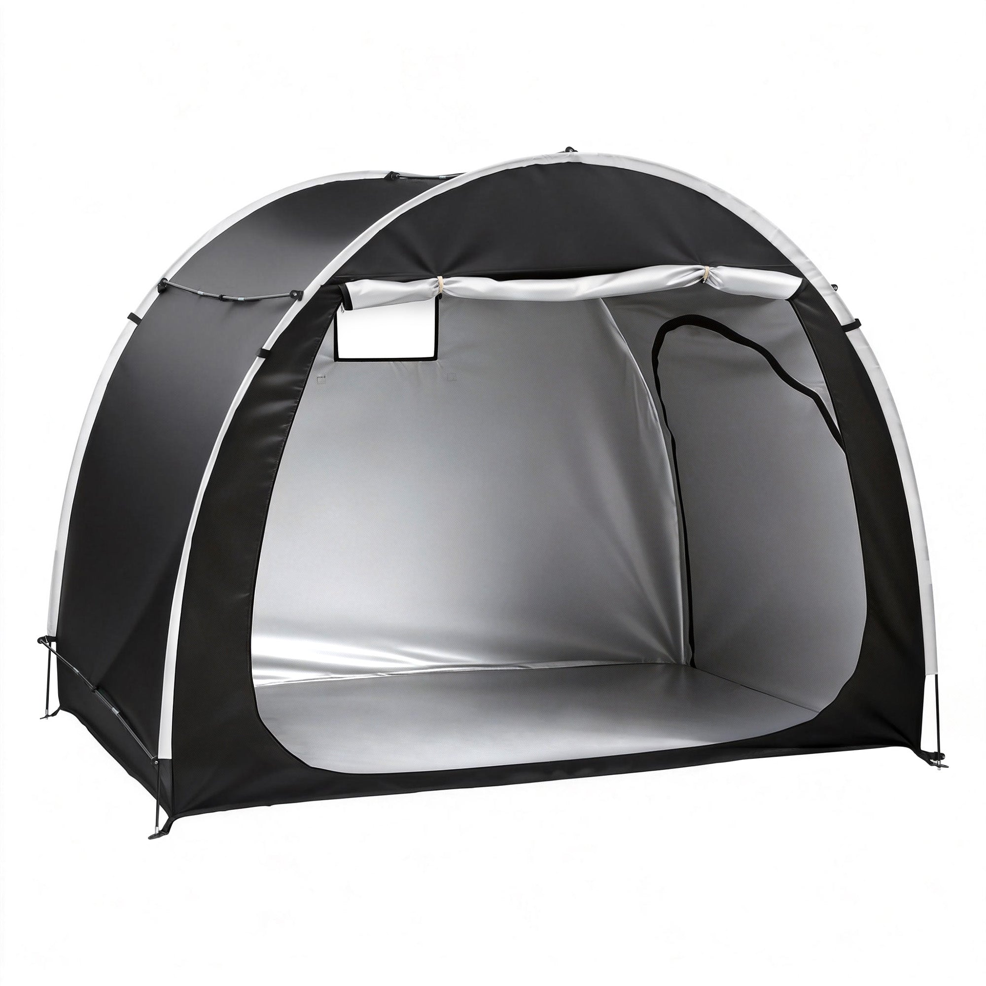Bike Storage Tent Outdoor Waterproof UV Resistant Shelter w/ Ventilation