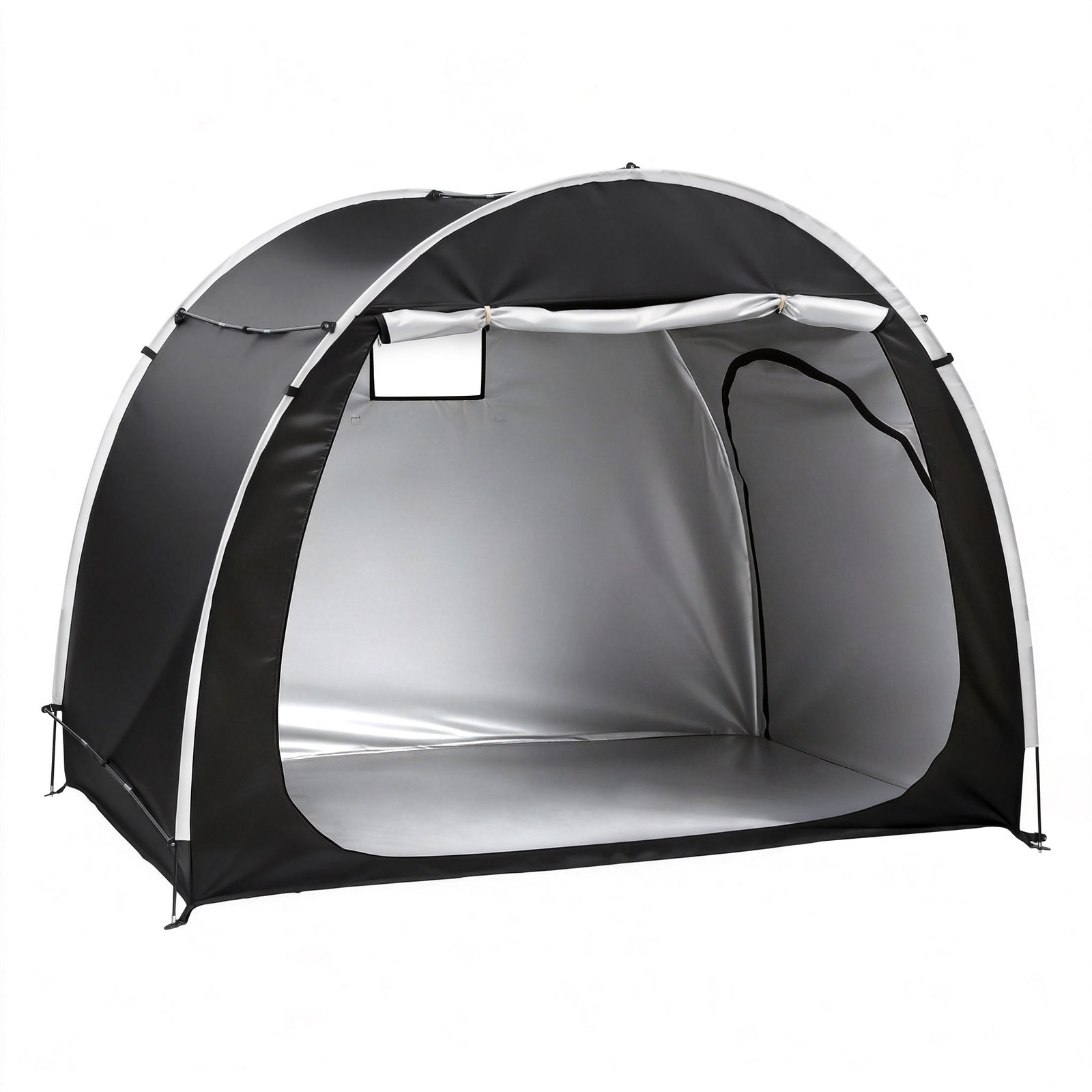 Bike Storage Tent Outdoor Waterproof UV Resistant Shelter w/ Ventilation