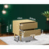 Bedside Tables 2 Drawers Unique Handle-Free