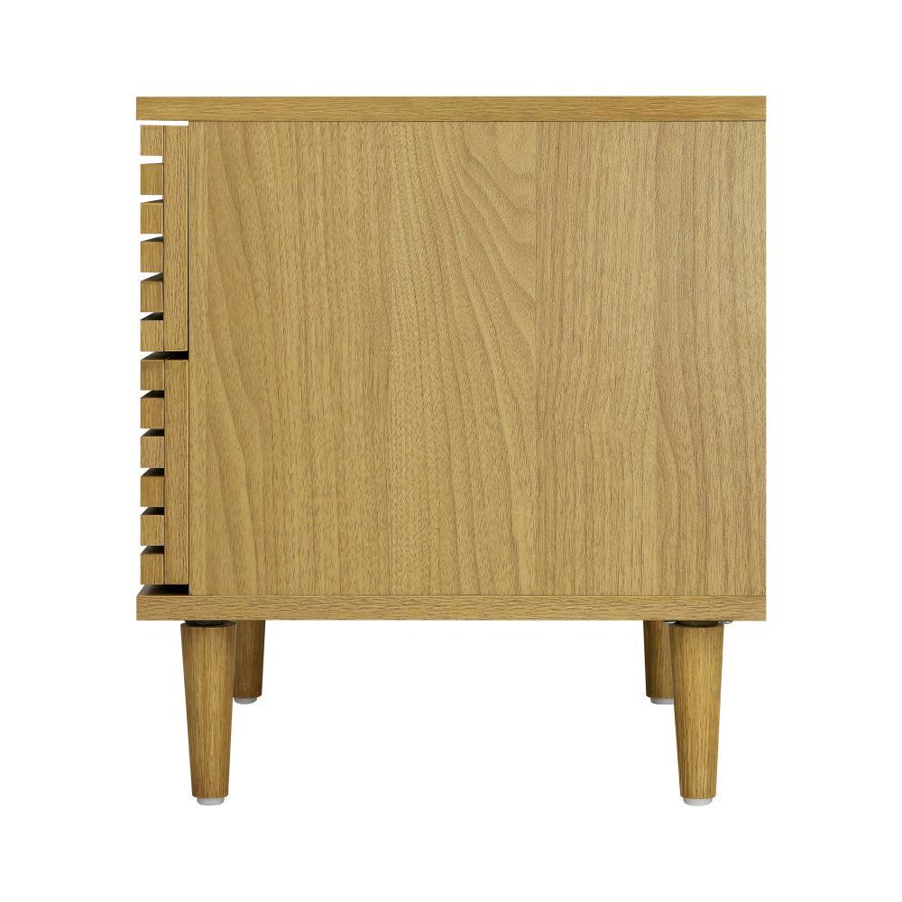 Bedside Tables 2 Drawers Unique Handle-Free