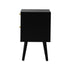 2X Bedside Table 2 Drawers Storage Cabinet Rattan