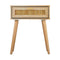 Bedside Table Wooden Rattan Furniture