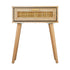 Bedside Table Wooden Rattan Furniture