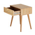 Bedside Table Wooden Rattan Furniture