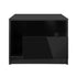 Bedside Tables RGB LED High Gloss Black