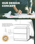 Bedside Tables Set of 2 LED White