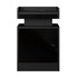 Oikiture 2x LED Bedside Table USB Charging Station Black