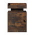 Oikiture 2x LED Bedside Table USB Charging Station Natural