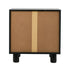 Bedside Table 2 Drawers Storage Cabinet Nightstand Black