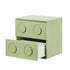 Bedside Table 2 Drawers Nightstand Side Storage Cabinet Green