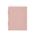 Bedside Table 2 Drawers Nightstand Side Storage Cabinet Pink