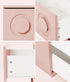2x Bedside Table 2 Drawers Nightstand Side Cabinet Pink