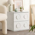 Bedside Table 2 Drawers Nightstand Side Storage Cabinet White