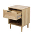Bedside Table Nightstand Bedroom Storage Cabinet Natural
