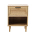 Bedside Tables Set of 2 Nightstand Natural