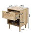Bedside Tables Set of 2 Nightstand Natural