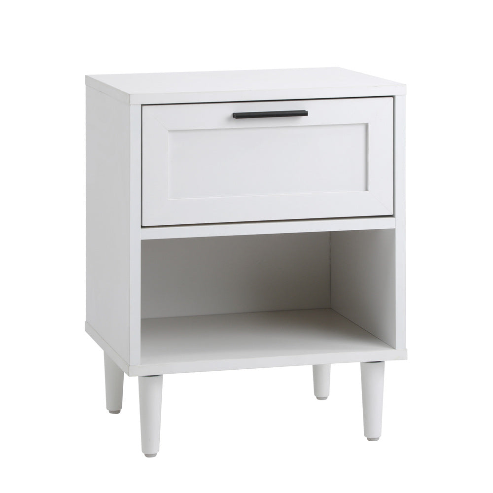 Bedside Tables Set of 2 Nightstand White