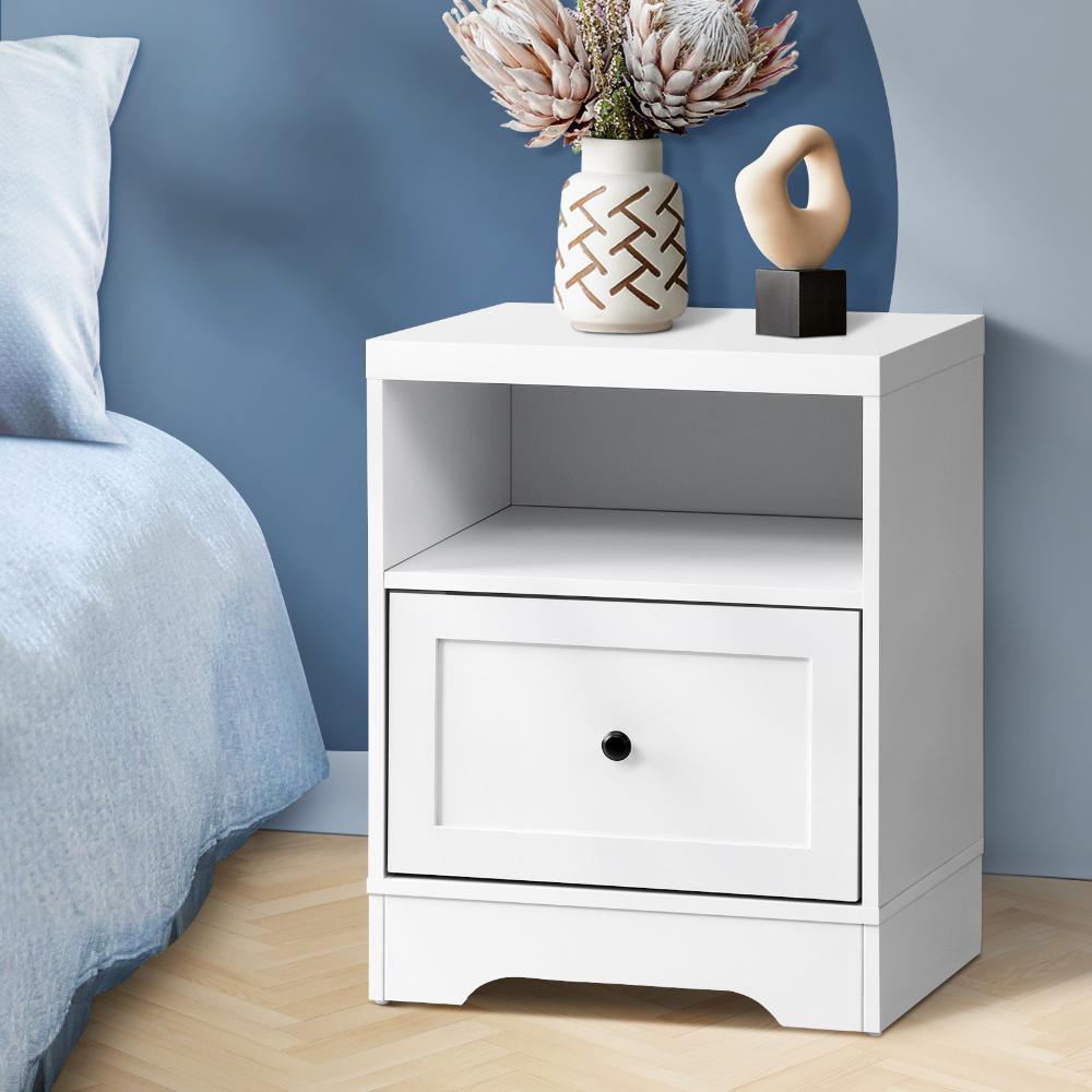 2PCS Bedside Tables Hamptons Furniture