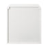 Bedside Table Open Shelf White