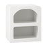 Bedside Tables Set of 2 Display Shelf White