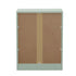 2pc Bedside Table 3 Drawers Nightstand Cabinet Table Green
