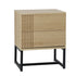 Set of 2 Bedside Tables Bedroom Metal