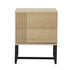 Set of 2 Bedside Tables Bedroom Metal