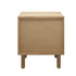 2x Bedside Table 2 Drawers Rattan Natural