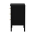 Bedside Tables Set of 2 Side End Nightstand Black