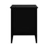 Bedside Tables Set of 2 Side End Nightstand Black