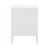 Bedside Table 3 Drawers Side End Nightstand White