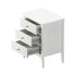 Bedside Tables Set of 2 Side End Nightstand White