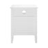 Bedside Table Nightstand 2 Drawer with Storage Cabinet White