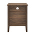 Bedside Table Nightstand 2 Drawer with Storage Cabinet Walnut
