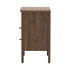 2x Bedside Table Nightstand 2 Drawer Storage Cabinet Walnut
