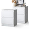 Bedside Tables Set of 2 Nightstand White