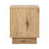 Bedside Table 2 Drawers Nightstand Storage Cabinet Natural